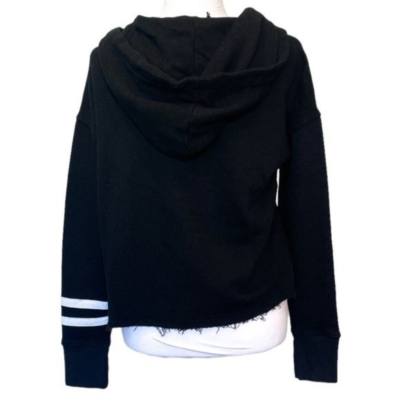 N:PHILANTHROPY  Zip Front Crop Hoodie Black / Green / White - NWT - Size Small - Picture 3 of 4